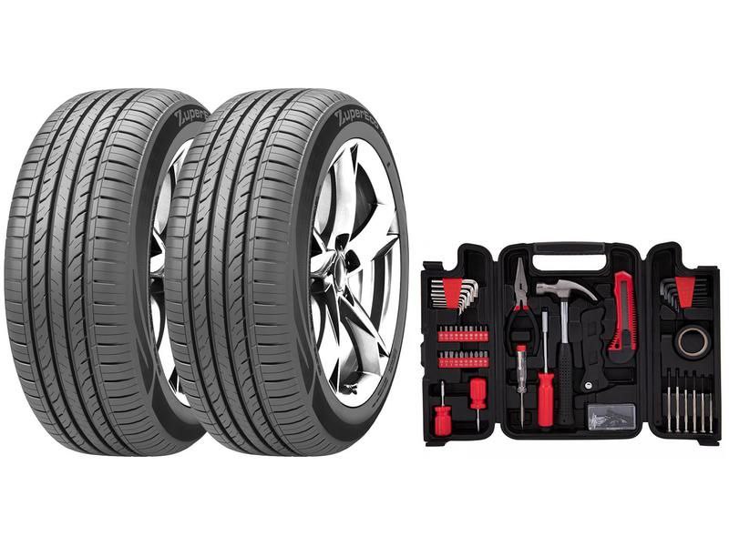 Pneu Aro 15” 185/65R15 Westlake 88H 185/65R15PR - 2 Unidades + Kit Ferramentas Nell 142 Pe...