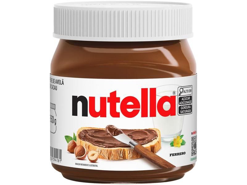 Creme de Avelã com Cacau Nutella Ferrero 350g