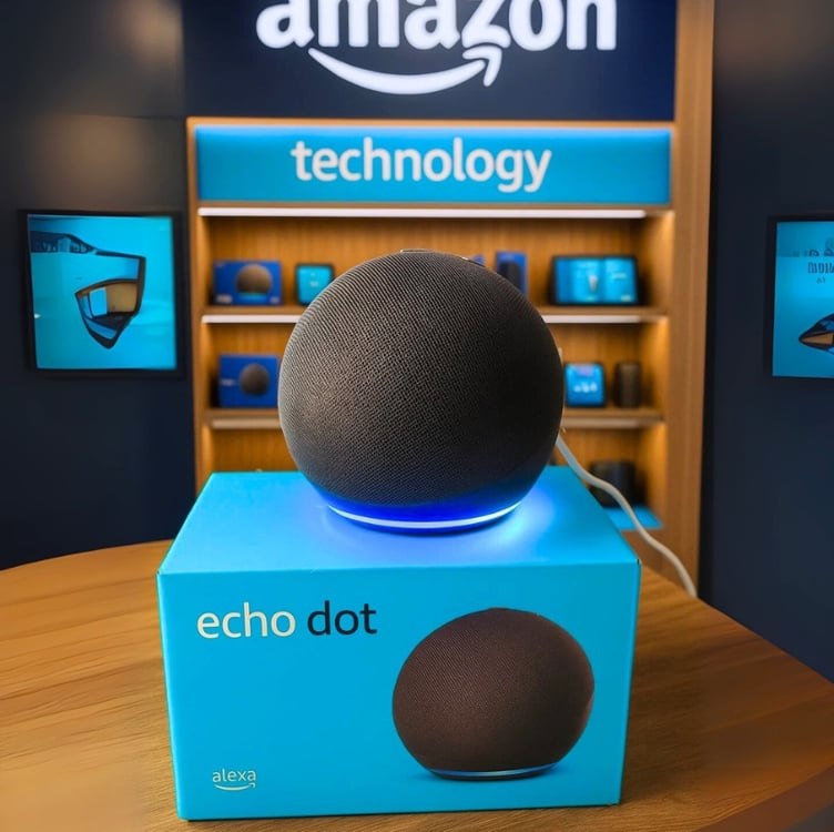 Echo Dot (Última geração) | O Echo Dot com o melhor som já lançado | Cor Preta