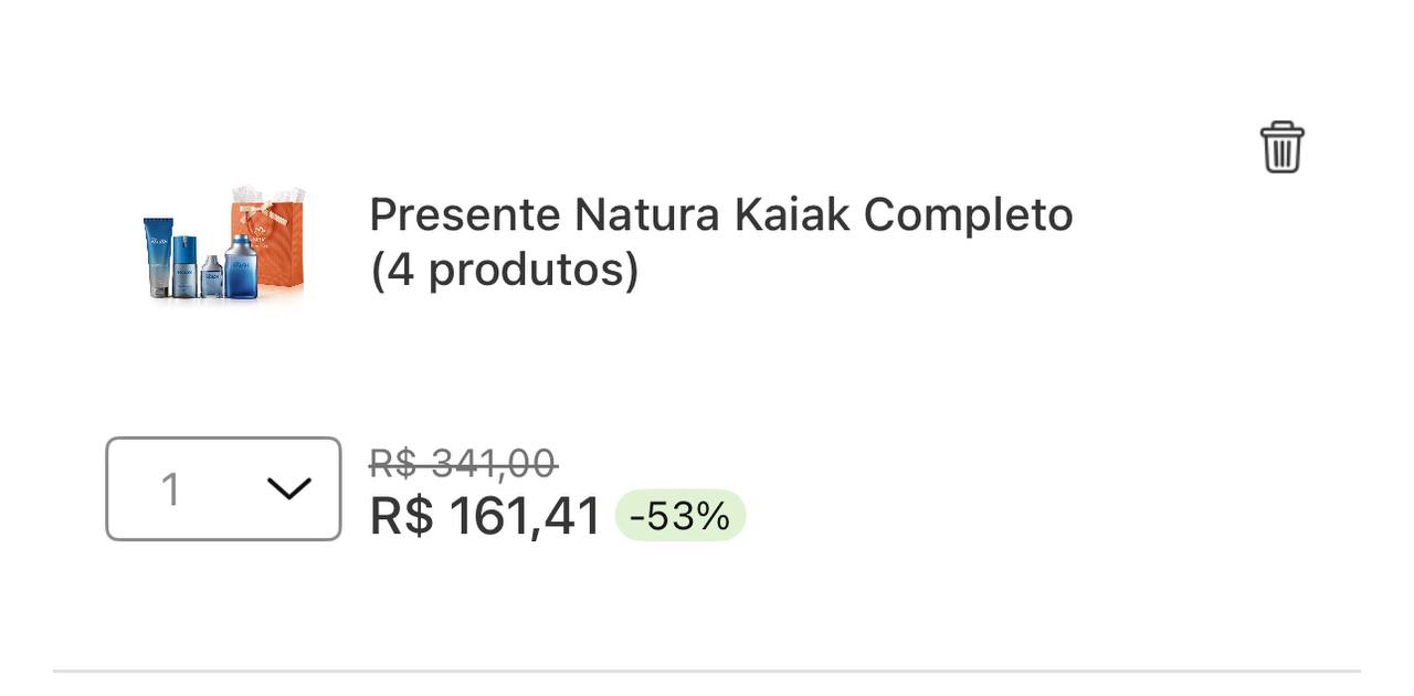 Presente Natura Kaiak Completo (4 produtos)