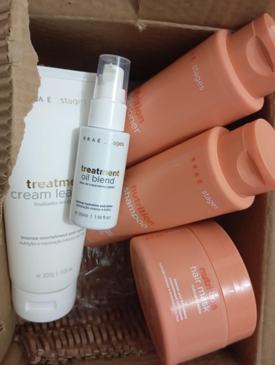 Kit Braé Stages Nutrition Blend Hair Care Total (5 produtos)