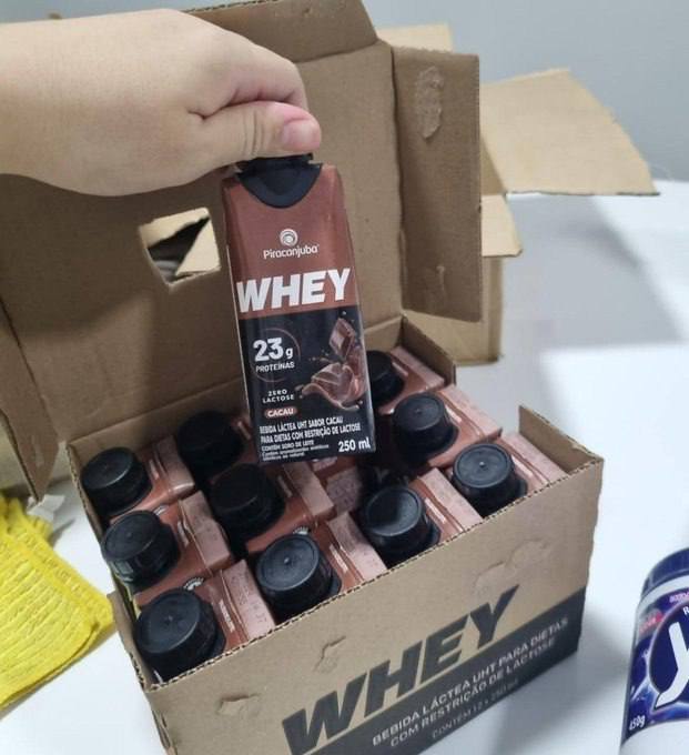 Piracanjuba ProForce 23g de Proteínas Zero Lactose Sabor Cacau - 12 Unidades de 250ml