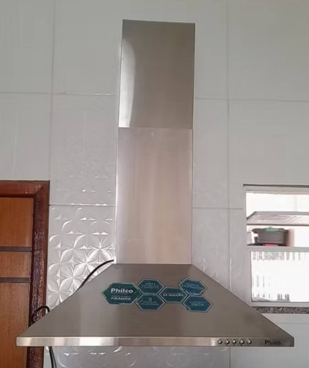 Coifa Pirâmide Philco 60cm Inox Depurador e Exaustor PCO62I