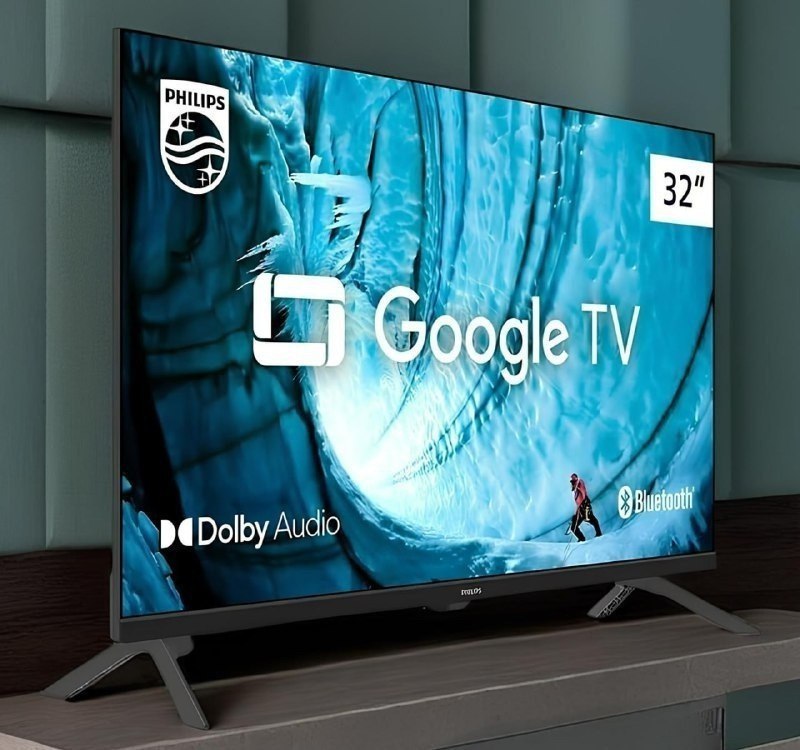 PHILIPS, Smart TV, 32'' HD, 32PHG6909/78, Google TV, Comando de Voz, HDR