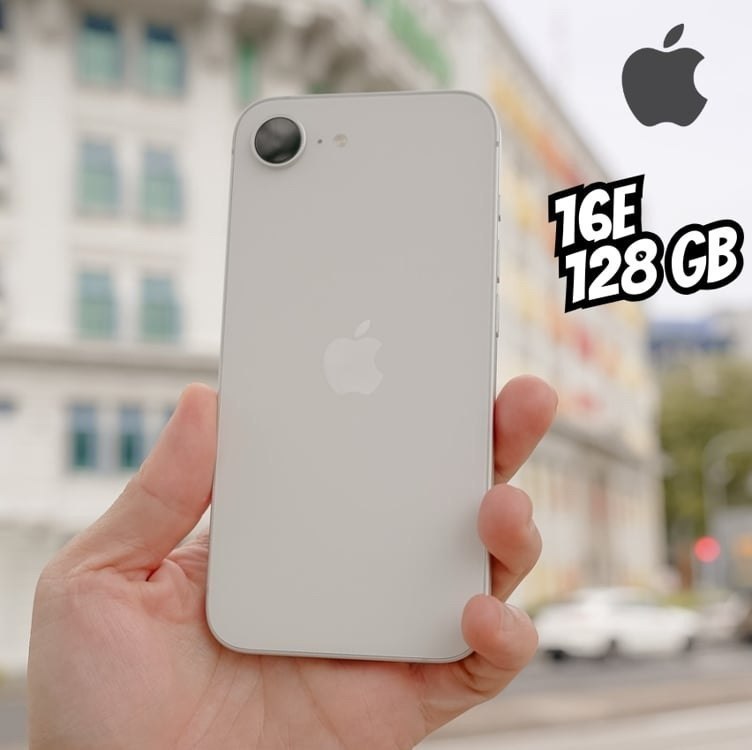 Apple iPhone 16e 128GB Branco 6,1" 48MP iOS 5G