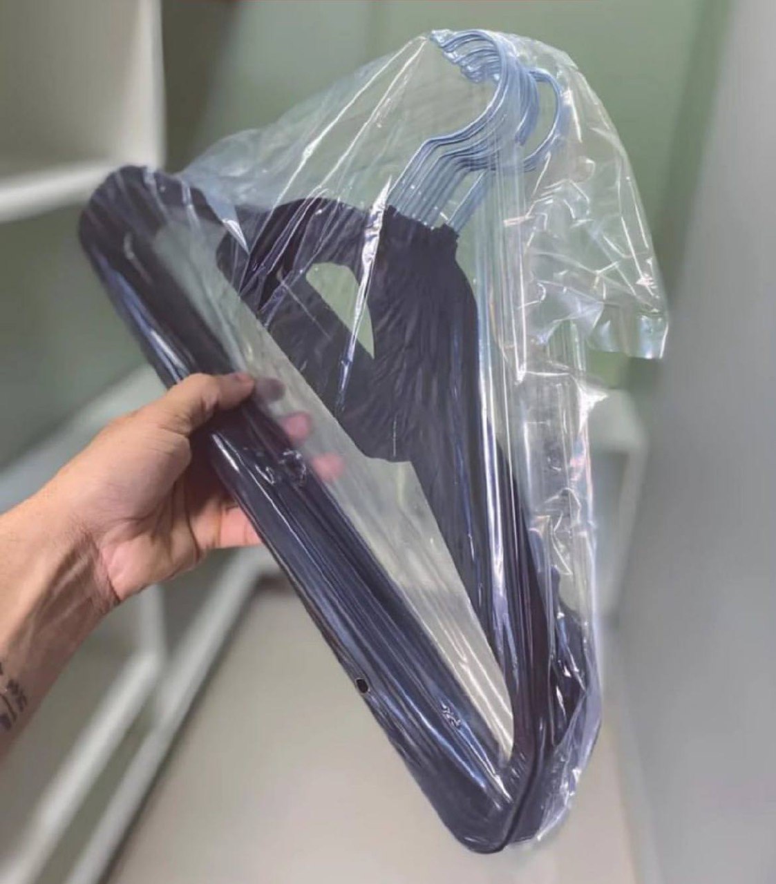 Kit Cabides Veludo De Roupa Antideslizante Slim Adulto 50 Un