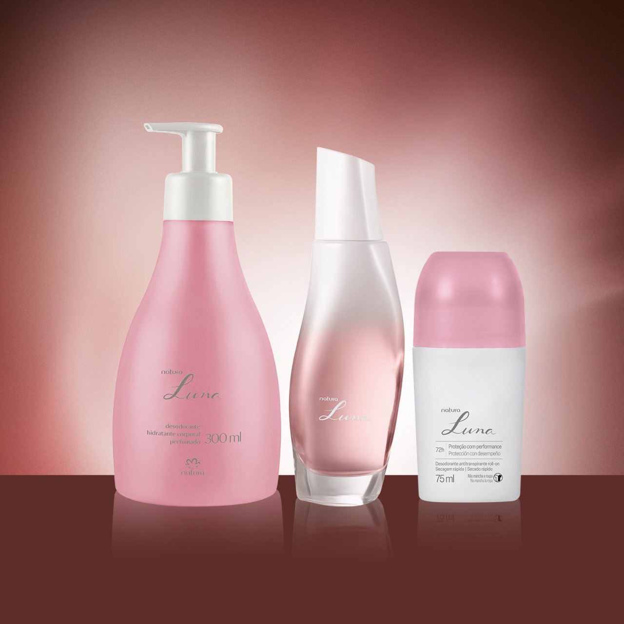 Kit Luna Classico com Hidratante e Desodorante Roll-on (3 produtos)
