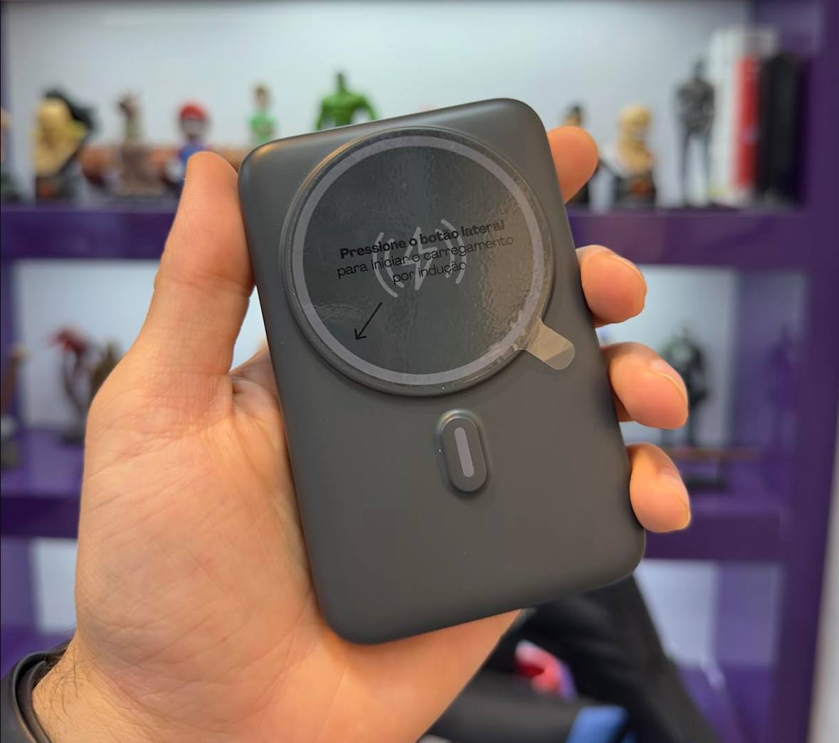 Geonav Power Bank, Carregador Portátil Universal por Indução 10.000mAh, Carregamento rápid...