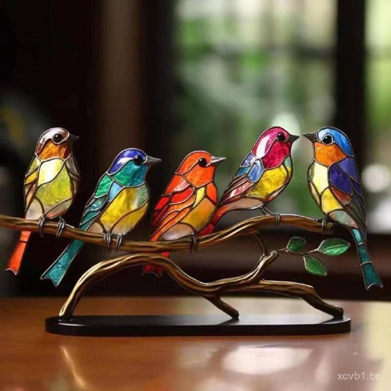 Decorações de Mesa, Pássaros em Galhos Decorações de Mesa, Decorações de Escultura de Páss...