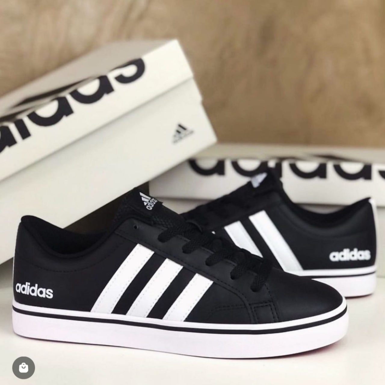 Tênis adidas Vs Pace 2.0 Marinho E Branco - Masculino