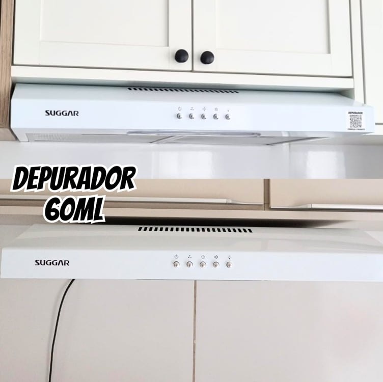 SUGGAR DEPURADOR DE AR SLIM 60CM 3 VEL. BRANCO 220V DPS162BR