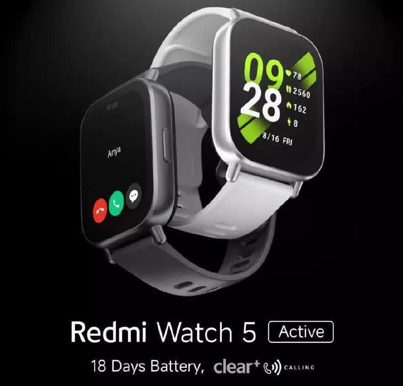 Redmi Watch 5 Active Hyperos Original Preto