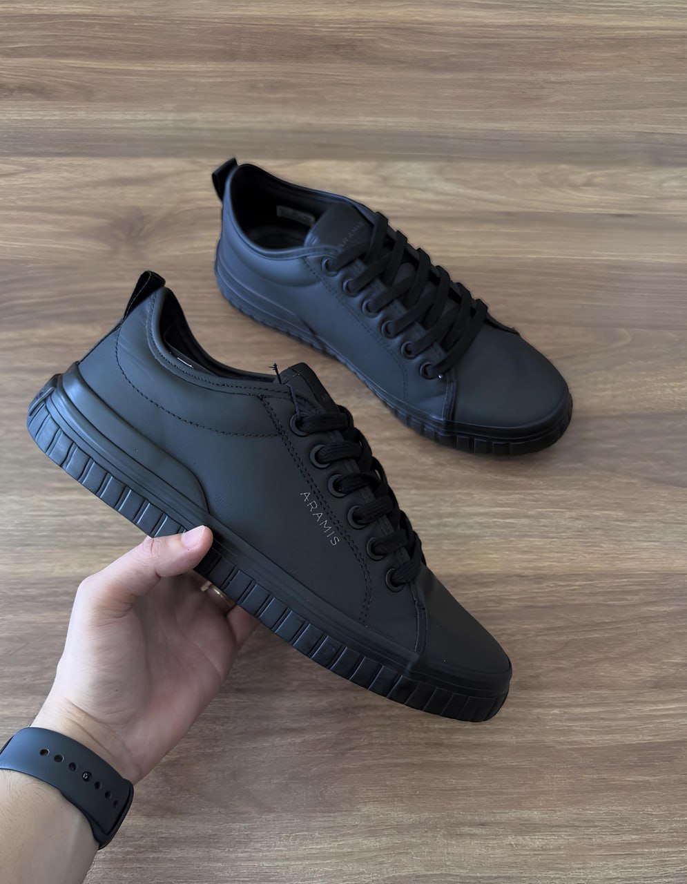 Tênis Aramis Deep Leather All Black