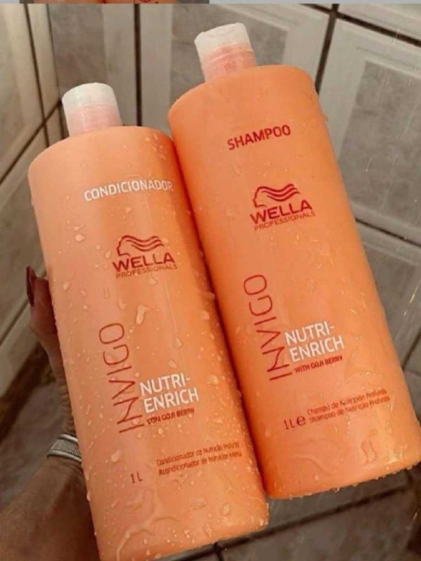 Kit Wella Pro Invigo Enrich Shampoo 1l + Condicionador 1l