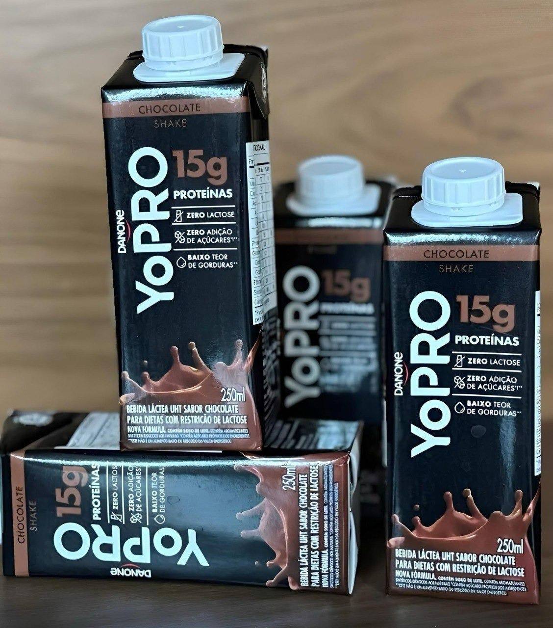 YoPRO Bebida Láctea UHT Chocolate 15g de proteínas 250ml - 12 unidades