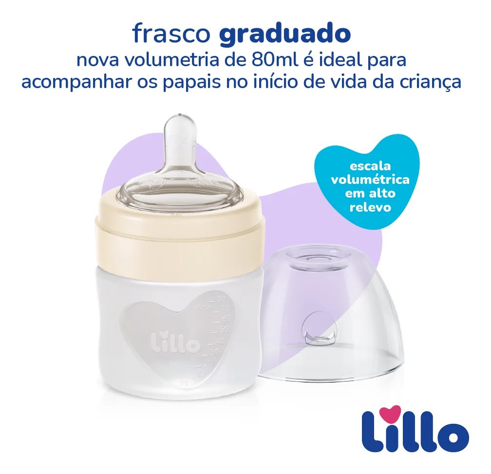 Lillo Super Evolution Newborn De 80ml Mamadeira De Creme