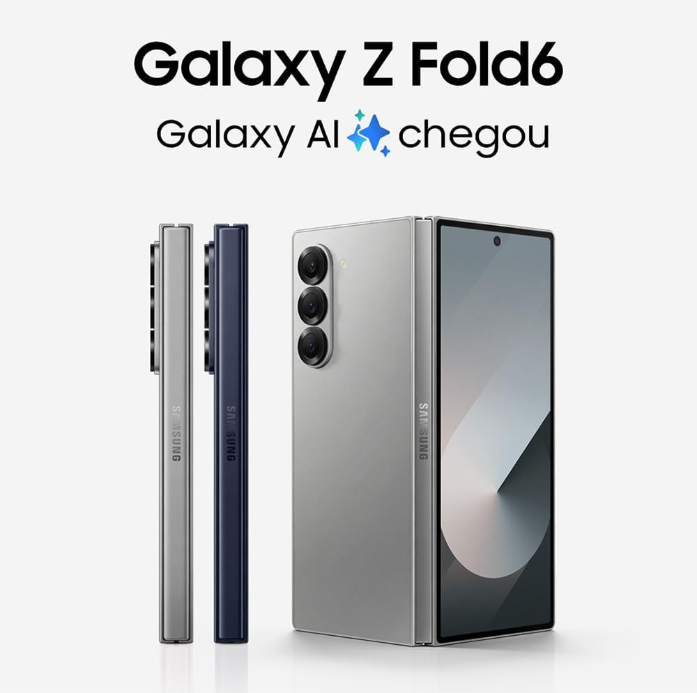 Smartphone Samsung Galaxy Z Fold6 512GB 5G, 12GB RAM Tela 7.60 - Cinza