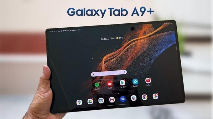 Galaxy Tab A9+, Wifi, 11' polegadas, 4GB RAM, 64 GB, Câmera Principal 8 MP, Câmera Traseir...