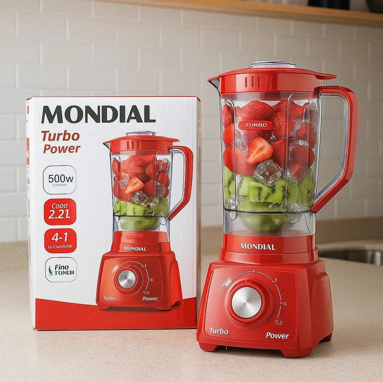 Liquidificador Turbo Power Mondial 550w L-99 Fr