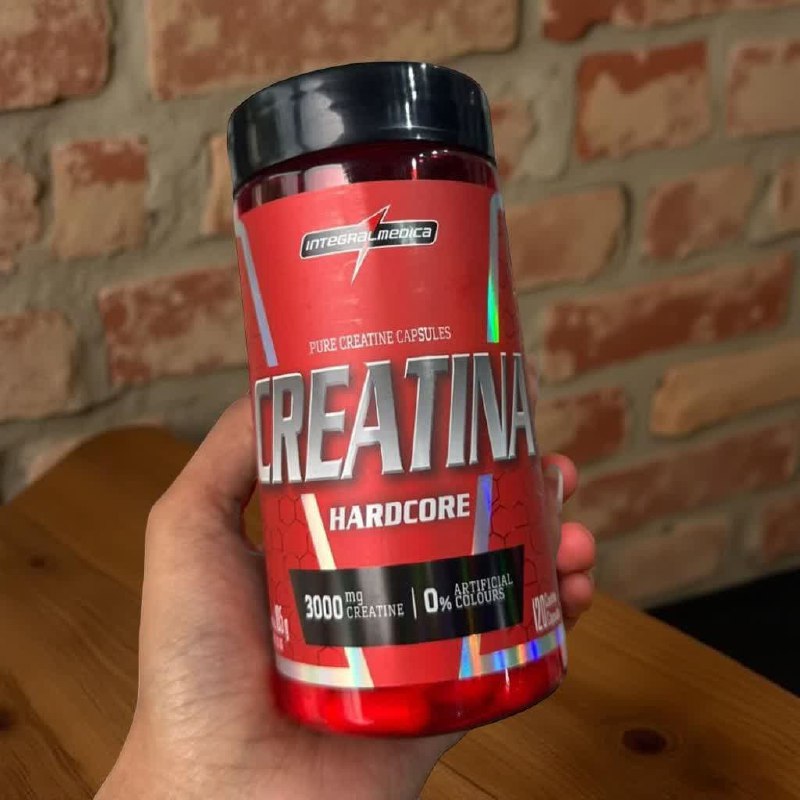 Creatina 100% Pura 120 Cápsulas Integralmédica
