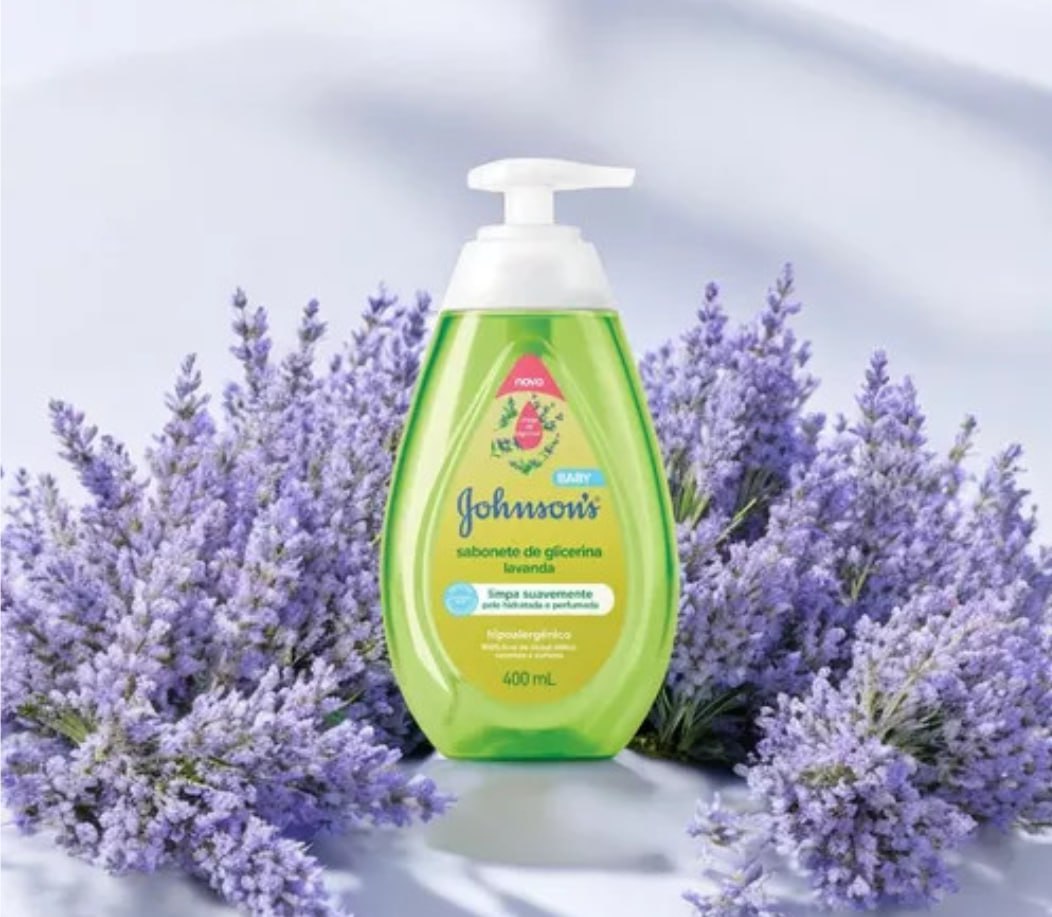 Sabonete Líquido Glicerina Lavanda JOHNSON’S® Baby, 400mL