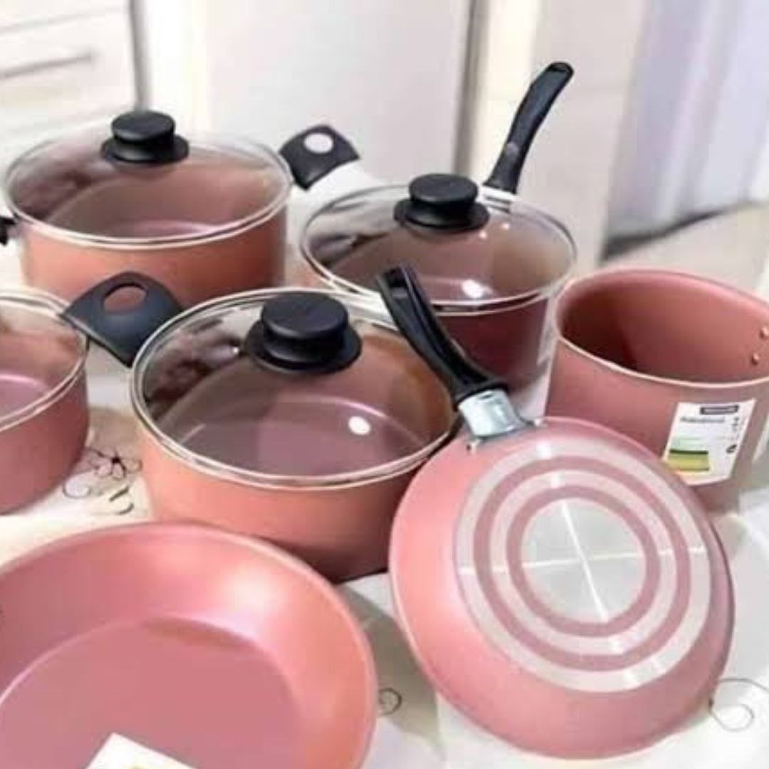 Jogo de Panelas Tramontina Turim em Aluminio com Revestimento Interno e Externo em Antiade...