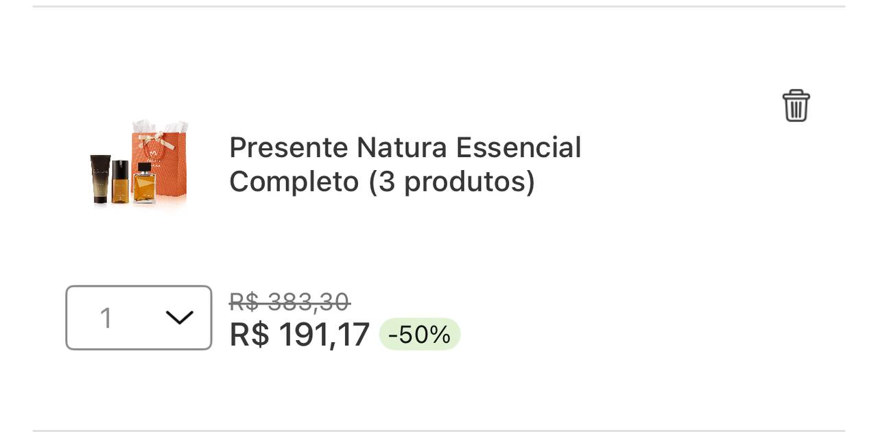 Presente Natura Essencial Completo (3 produtos)