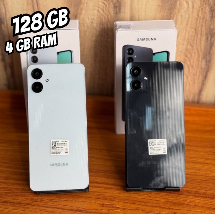 Smartphone Samsung Galaxy A06 128GB 4GB RAM Azul Escuro 6,7" Câm. Dupla + Selfie 8MP