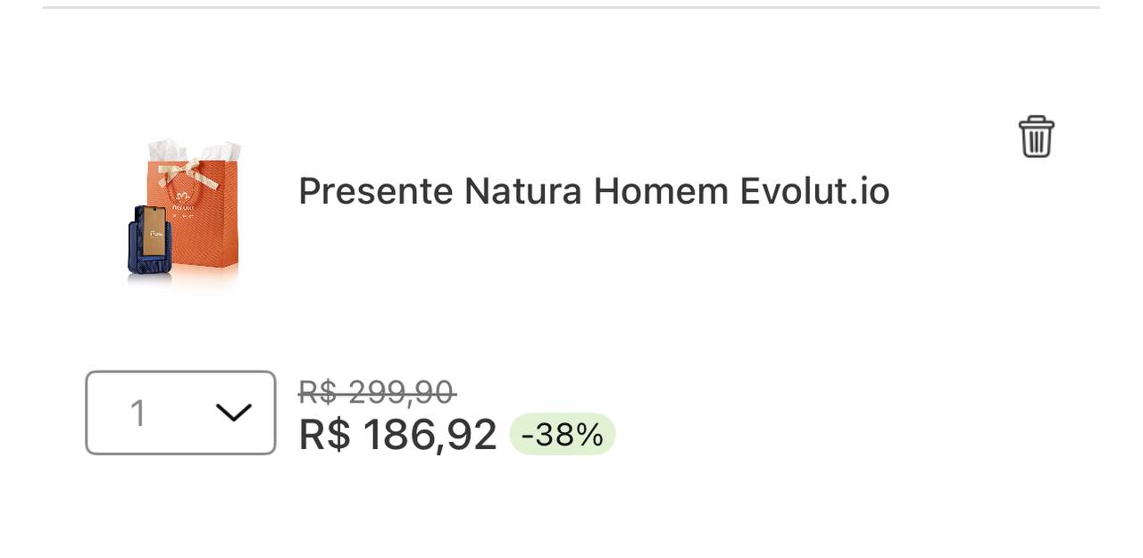 Presente Natura Homem Evolut.io 100 ml