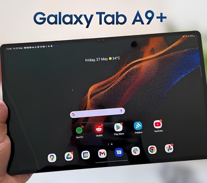 Galaxy Tab A9+, Wifi, 11' polegadas, 4GB RAM, 64 GB, Câmera Principal 8 MP, Câmera Traseir...