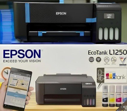 EPSON EcoTank L1250 - Impressora, tanque de Tinta Colorida, Wi-Fi Direct, Comando de voz, ...