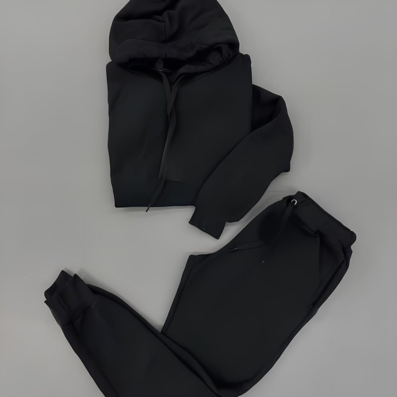 Conjunto Calça E Blusa De Moletom Liso Masculino Unissex