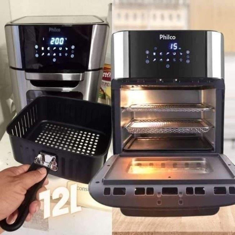 Fritadeira Philco Air Fryer Oven 12L PFR2200P - 127V