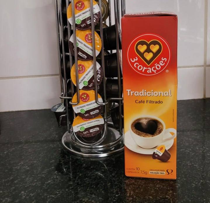3 Corações Cápsula Café Filtrado TRES - 10 unidades