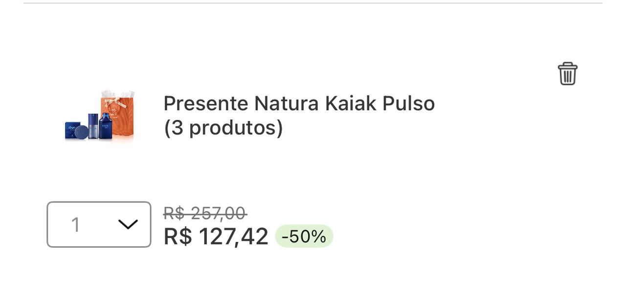Presente Natura Kaiak Pulso (3 produtos)