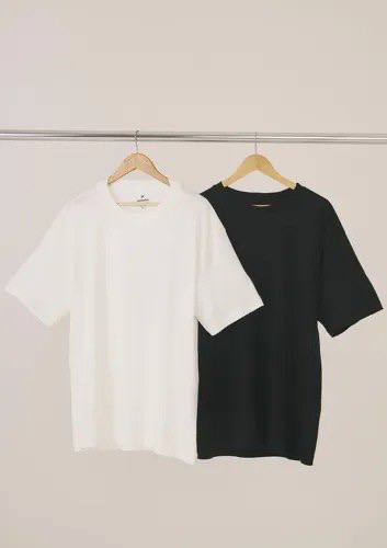 Kit Com 2 Camisetas Masculinas Básicas Relaxed Hering