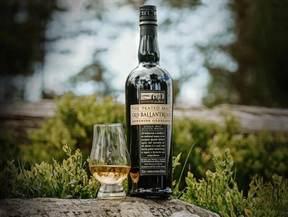 Whisky Old Ballantruan Smokey Original Turfado Intenso Teor 50% 700ml Escócia Single Malt