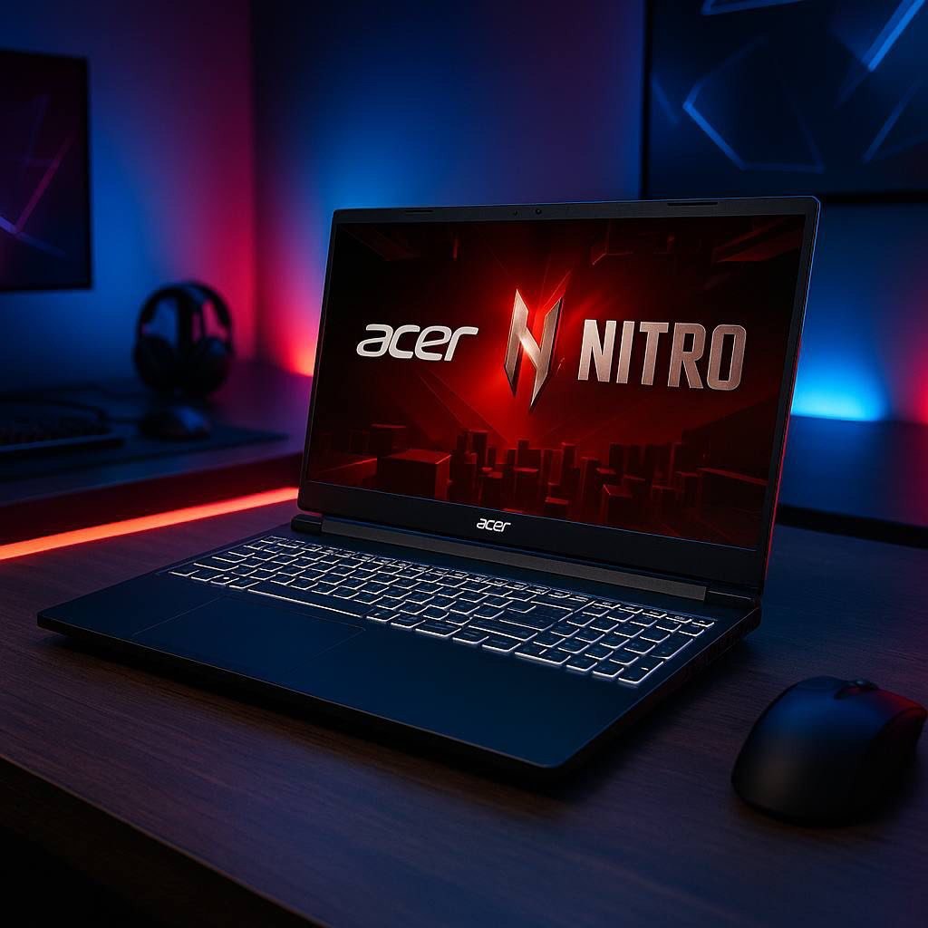 Notebook Acer Nitro V15 ANV15-51-58AZ 13ª Geração Intel Core i5-13420H, 8GB RAM, 512GB SSD...