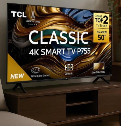 TCL LED SMART TV 50” P755 4K UHD GOOGLE TV